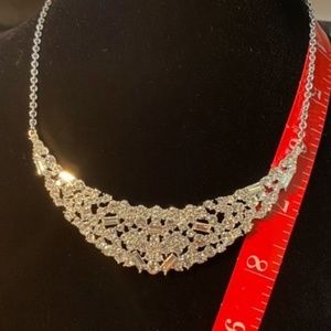 INC Crystal Scattered Crystal Necklace